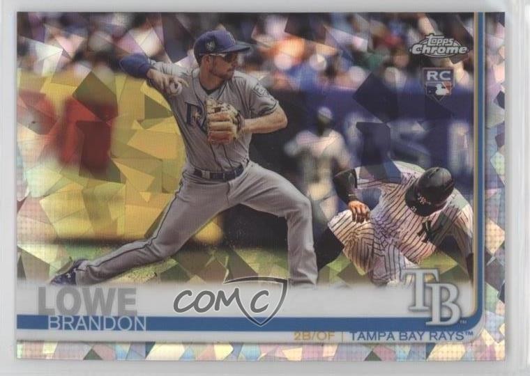 2019 Topps Chrome Sapphire Edition Brandon Lowe #114 Rookie RC