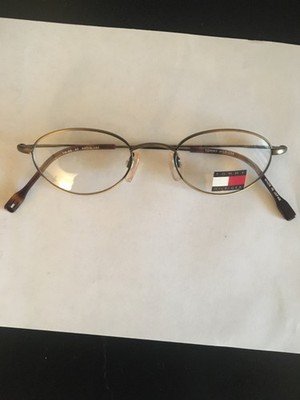 Vintage Tommy Hilfiger Collection Metal Frame TH83 Brown 42  45/19/140 Demo Lens