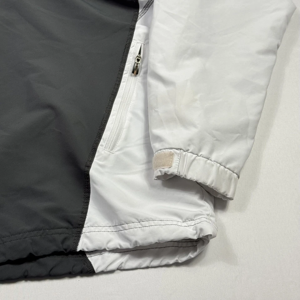 Chaqueta Pullover PING Para Hombres Grande Gris Blanco Media Cremallera Golf Cortavientos SensorWarm Foto 2 de 4