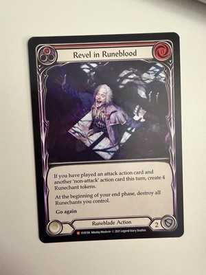 Flesh and Blood Everfest Revel in Runeblood (Non-foil) NM