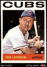 1964 Topps #286 Don Landrum Cubs 6 - EX/MT