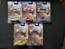 Hot Wheels Silver Series 2026 RALLY RACERS set completo di 5 auto quasi nuove