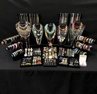 222 pc Antique Vintage Estate Costume Jewelry Some Signed. Lot 822