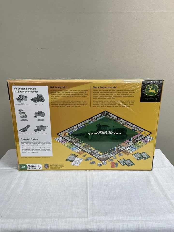John Deere TRACTOR-OPOLY Monopoly Collectors Edition Sealed 2016 MasterPieces - Image 2 of 2