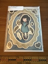 Santoro London Gorjuss Girl Rubber Stamp Set - The Owl - New w/o Box