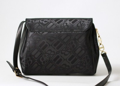 Vintage Balenciaga Kumkang BB Logo Canvas Leather Shoulder