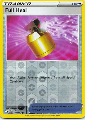 Full Heal 159/192 Rebel Clash Uncommon NM Pokemon TCG