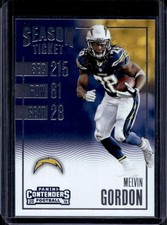 2016 Panini Contenders Melvin Gordon Season Ticket #75 Chargers
