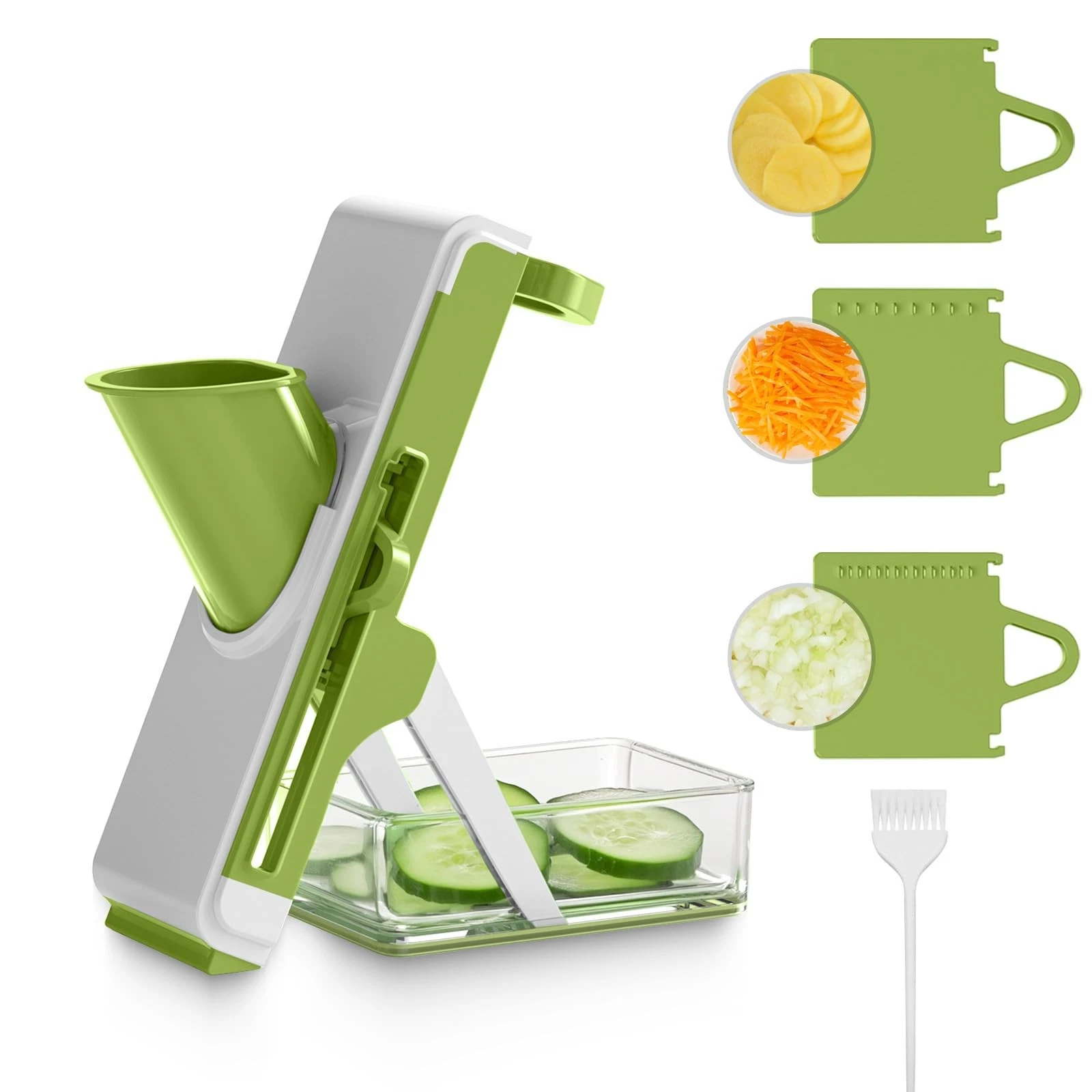 Safe Mandoline Slicer for Kitchen, Vegetable Slicer for Kitchen，Kitchen Food ...