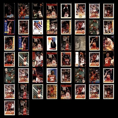Hakeem Olajuwon Lot 50 Basketball Cards 1998 Fleer Houston Rockets HOF