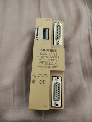 Siemens Simatic S5 Rechg.m. Mwst. 6ES5 316-8MA12 6ES5316-8MA12 Interface Module