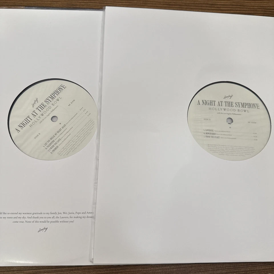 LAUFEY - A Night At The Symphony: HOLLYWOOD BOWL LTD EDIT VINYL 2LP RSD 2025 - Image 3 of 3