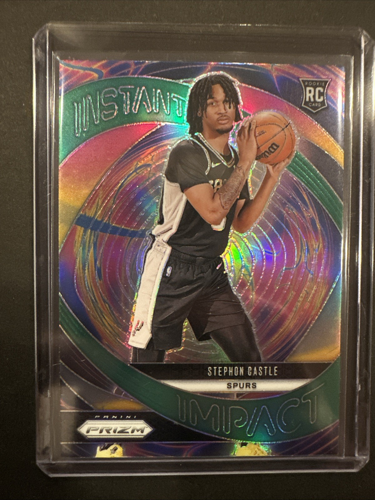 2024-2025 Green prizm Instant Impact Stephon Castle