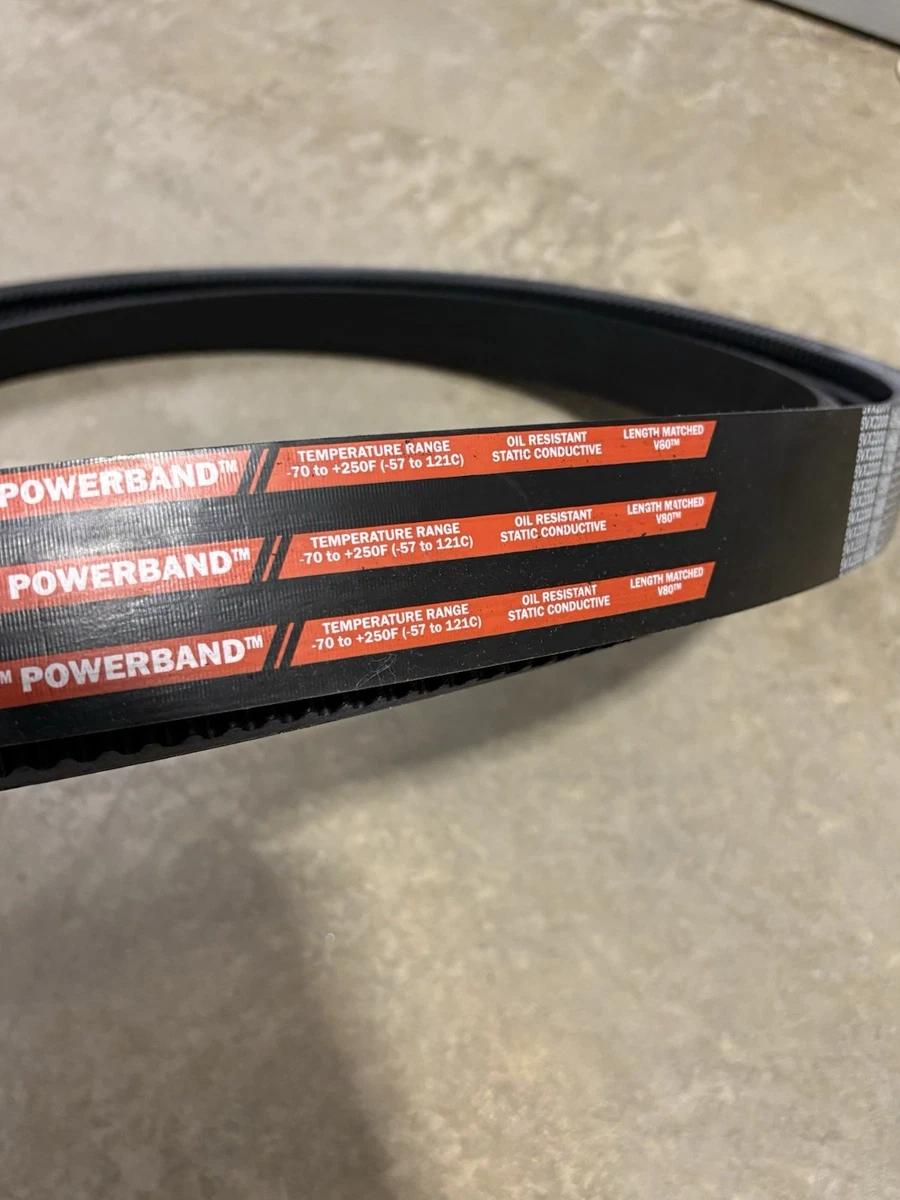 GATES SUPER HC POWERBAND BELT 5VX2000 Length Matched V80 8326MCGF photo 6