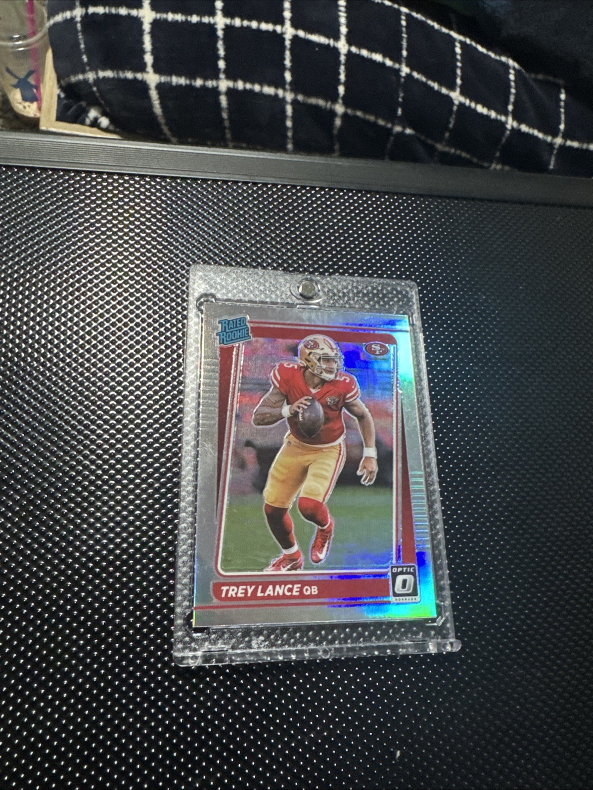 2021 Panini Donruss Optic Rated Rookie Trey Lance #203 Holo Prizm (RC)