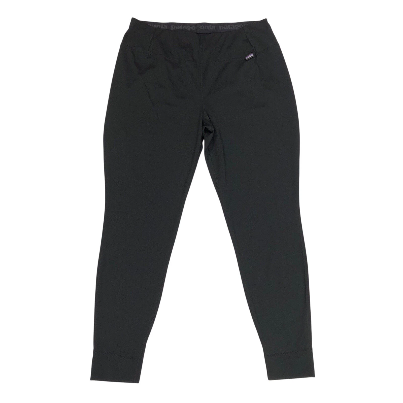 Patagonia Midweight Capilene Baselayer Pants Women's Size XL Black Polartec