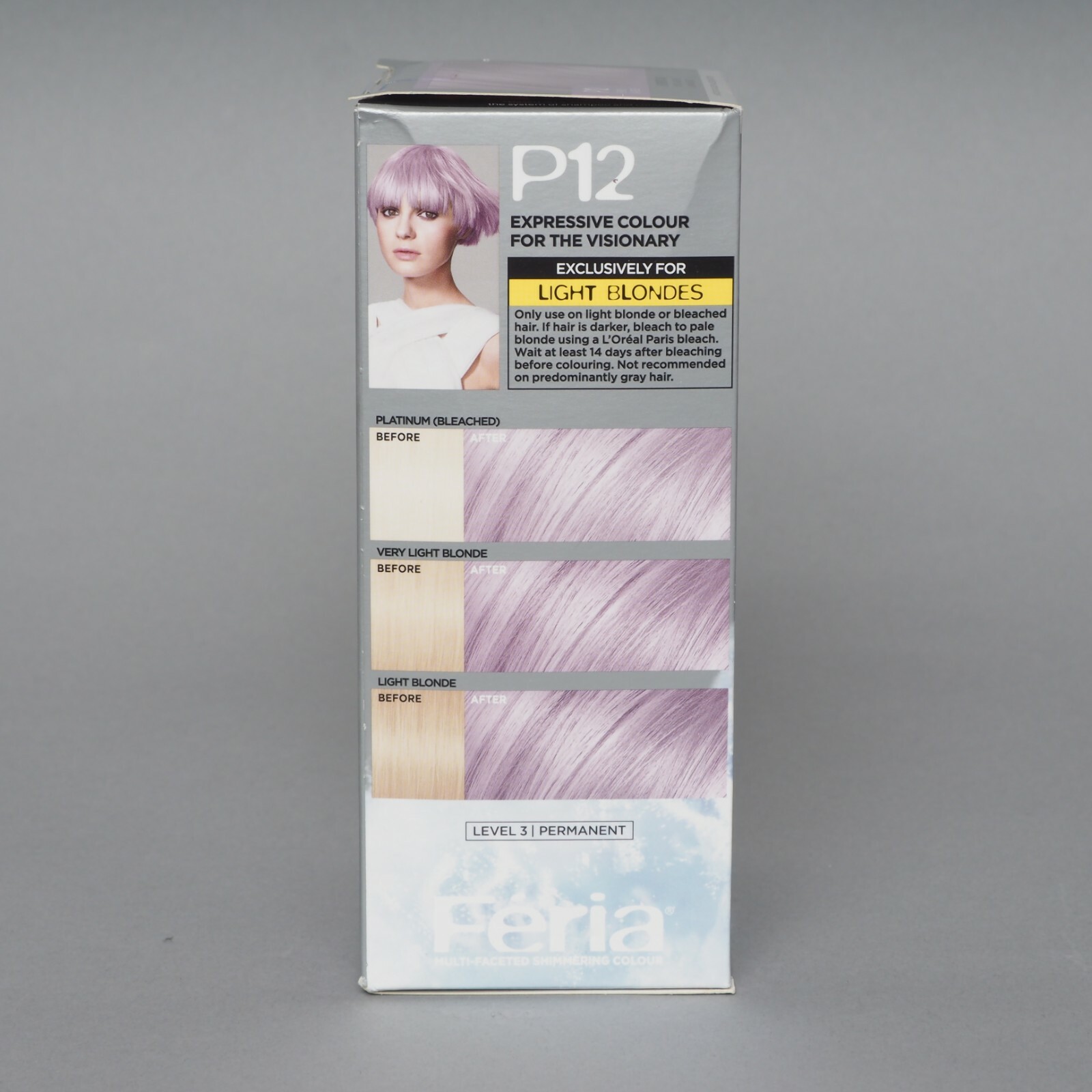 Loreal Paris Hair Color Feria Pastels Dye Smokey Lavender P12 For