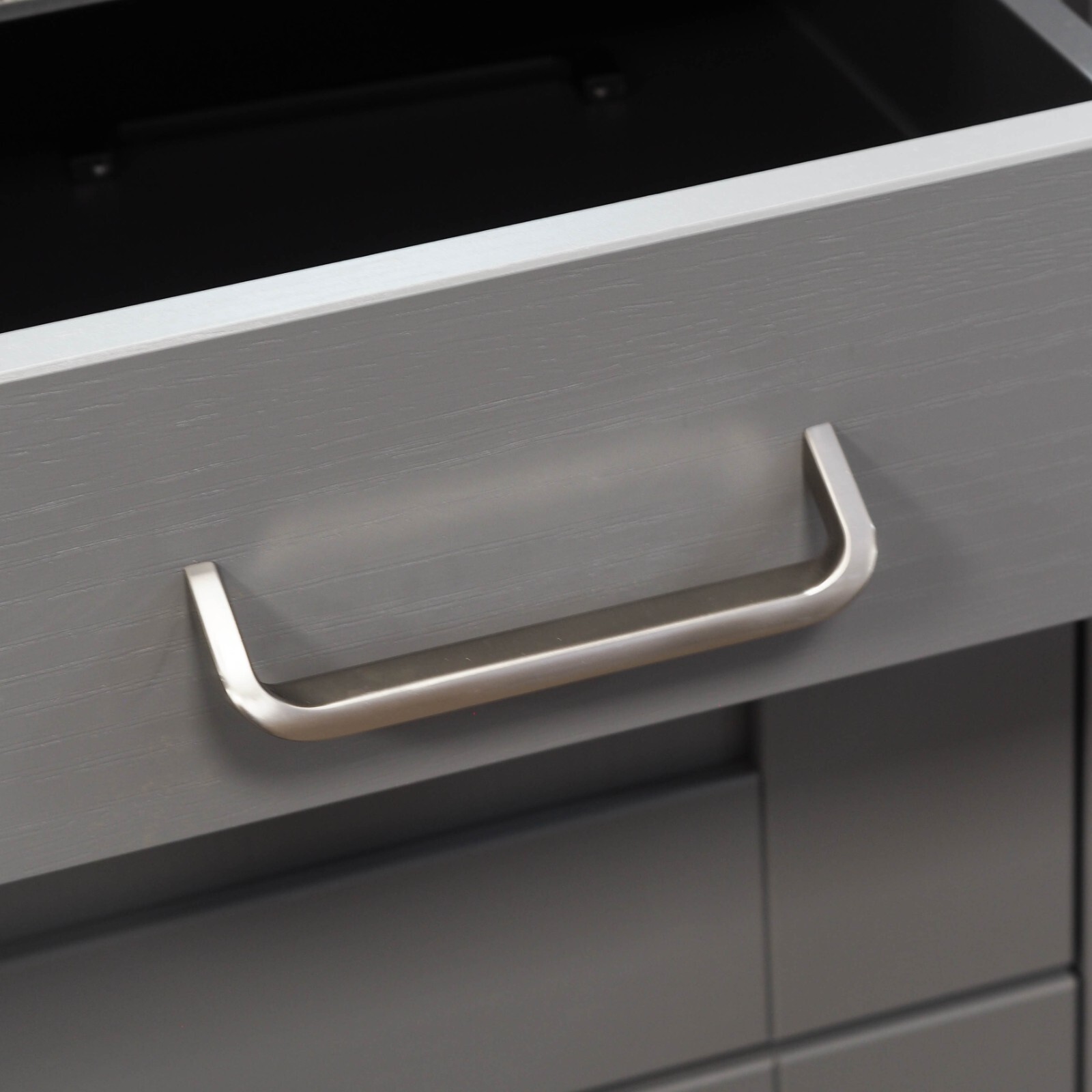 10x 160mm Nickel Handles Kitchen Cabinet Cupboard Grey Brushed Door Drawer Twist