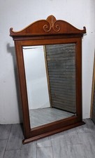 Lexington Vestiges of our Past Mahogany Wood Traditional Beveled Wall Mirror