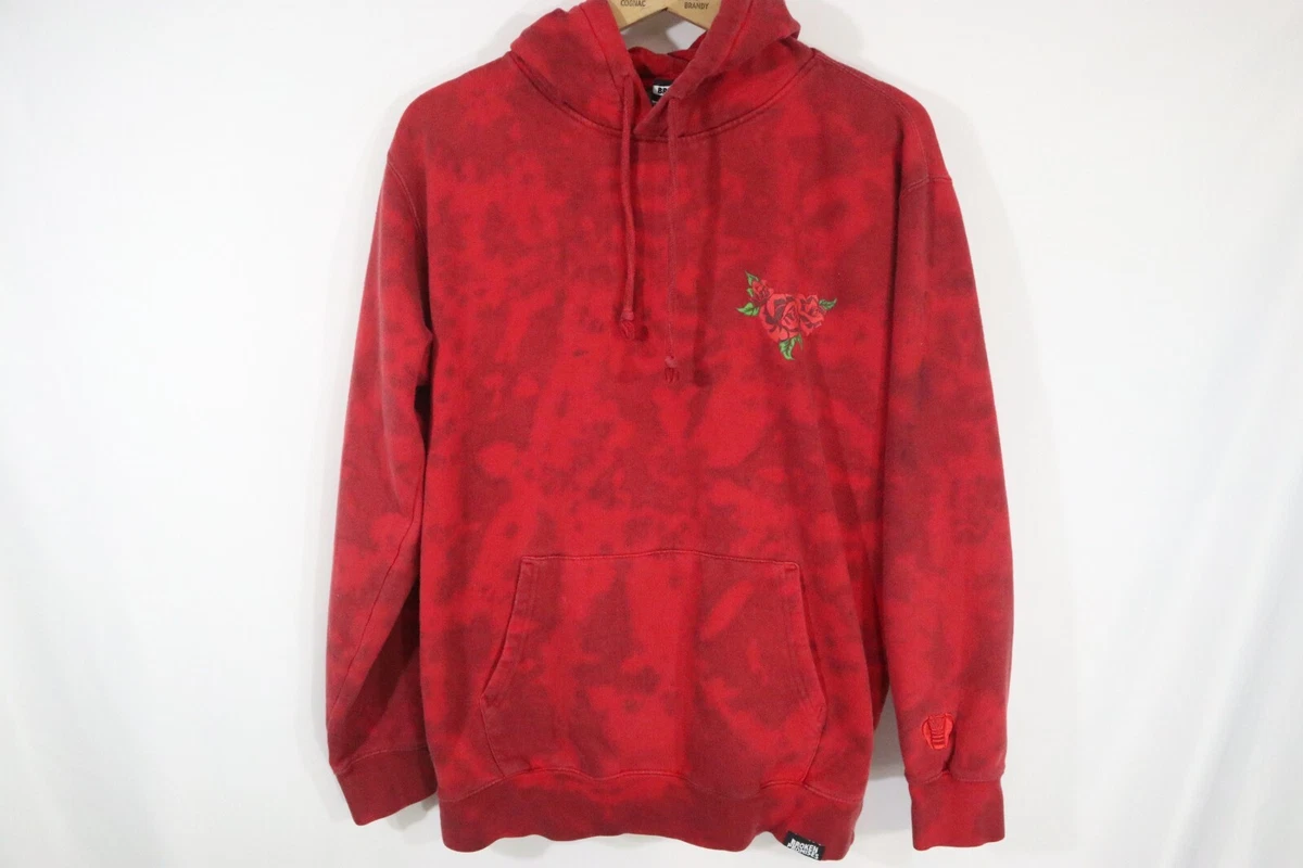 Broken promises trio best sale red tie dye hoodie