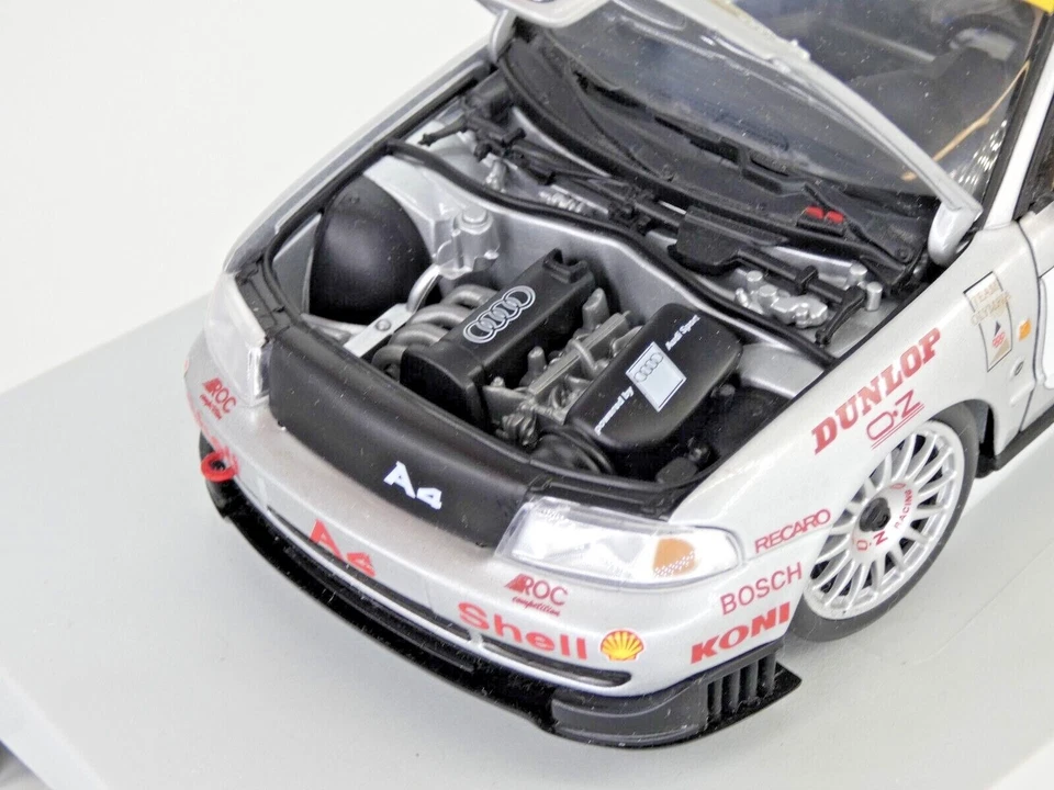 Audi A4 Biela Touring Car Campeón del Mundo 1995 Juguete Raro Coleccionable Modelo De Colección Foto 4 de 4