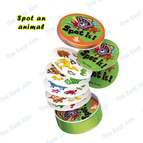 Spot It! Animal Matching Card Game for Kids 4 yo &up Memory Game, Party Games - Picture 4 of 5