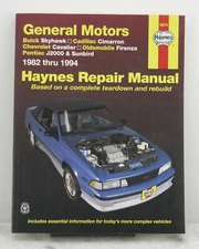Haynes Repair Manual GM Motors Buick Cadillac Chevrolet Pontiac 1982-1994, 38015