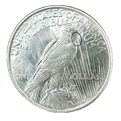 1922 Peace Silver Dollar VAM-2BD long Clash Spike Eagle's Shoulder