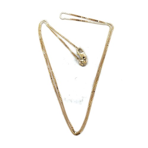14K 585 Gelb Gold 41,5 cm Venezianische Hals Kette Goldkette Neuw Venetian Chain - Picture 15 of 24