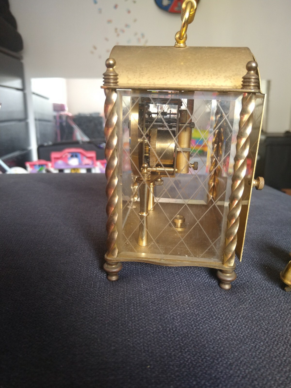Koma Modern gilt metal Anniversary clock (Spare or repair) eBay