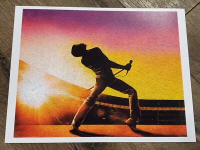 FREDDIE MERCURY Art Print Photo Rare 8'' x 10''  QUEEN Vintage Live Aid Poster 