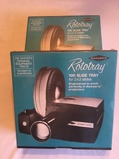 2 Vintage Sawyers Rototray 100 Slide Trays for 2X2 Slides New Factory Sealed