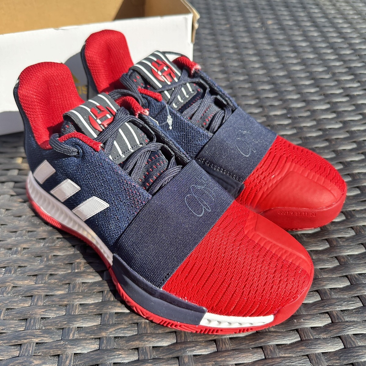 Adidas Harden Vol.3 J Shark Kid's Basketball Shoes F97238 Size 4