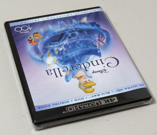 Cinderella (4K Ultra HD+Bluray+DVD+Digital) Ultimate Collector's Edition NEW - Picture 8 of 8