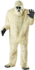 Deluxe Abominable Snowman Adult Men Halloween Mascot Outfit
