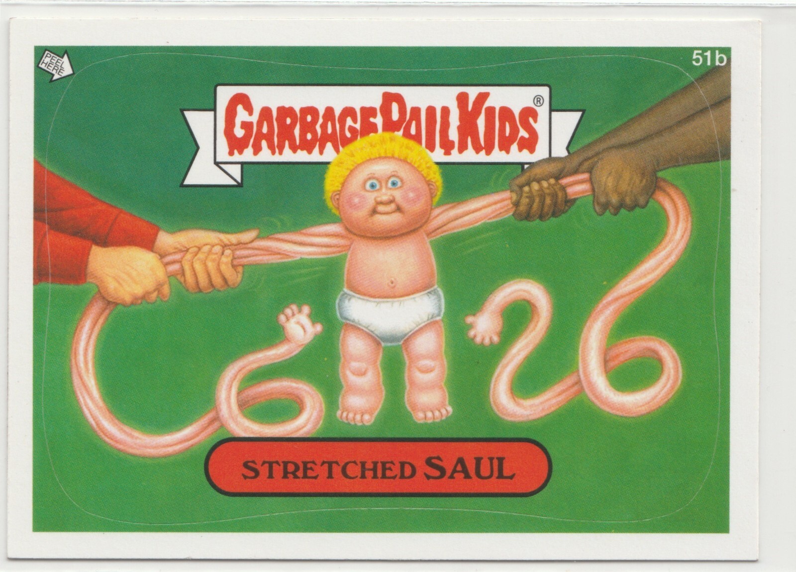 Stretched Saul #51b Garbage Pail Kids GPK 2012 Series 1 BNS1 Brand New