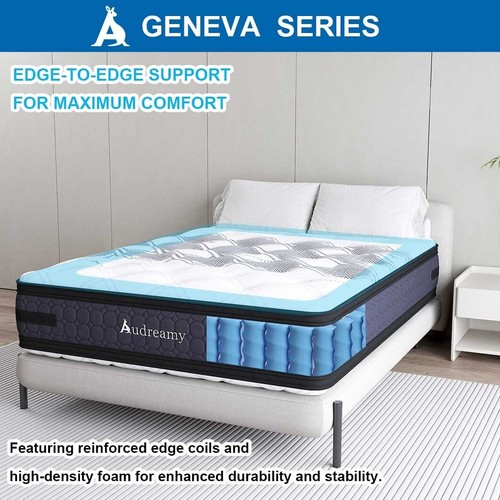 Audreamy Geneva Mattress Dual-Sided 36cm Euro Top Cool Gel 7-Zone Pocket Spring - Picture 7 of 80