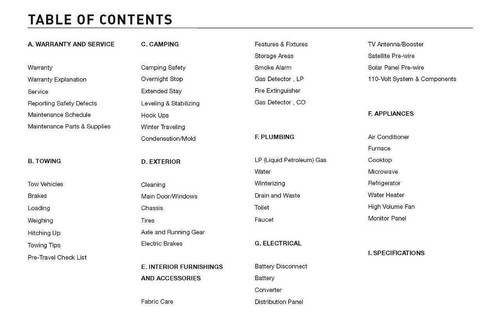 Airstream 2010 Sport Travel Trailer Manual Copy User Guide Instructions - Picture 4 of 4