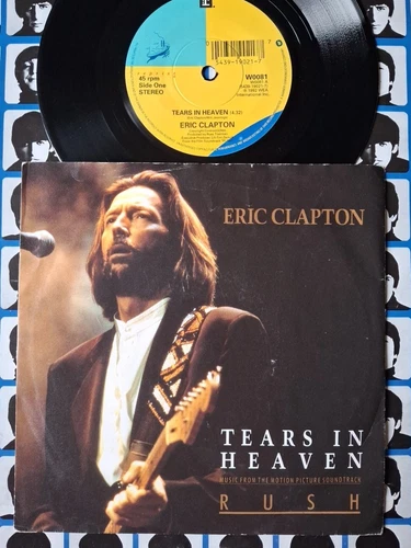 Eric Clapton Tears In Heaven / White Room Live 24 Nights UK PS 1992 45 7" Vinyl