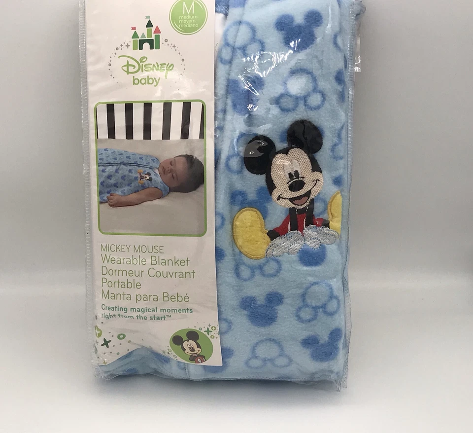 Manta Usable Mickey Mouse Mediana Azul TALLA Med. 6-12 meses Foto 2 de 4