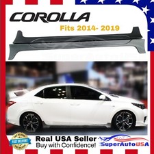 Side Skirts Body Kits Trd Pro Jdm Unpainted Black For Toyota Corolla 2014-2019 Side Skirts Body Kits Trd Pro Jdm Unpainted Black For Toyota Corolla 2014-2019