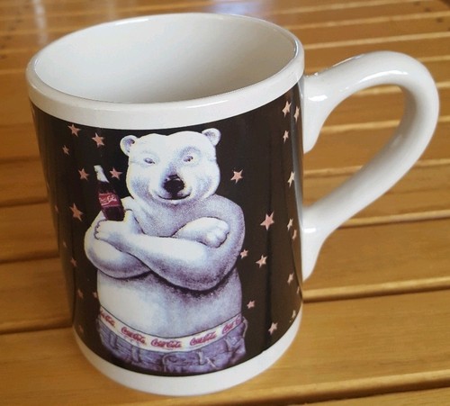 Coca-Cola Coke Polar Bear Coffee Tea Cup Mug By Gibson - Picture 4 of 7