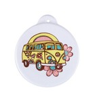 Fiesta® Ornament | Peace & Love (White - Bus)