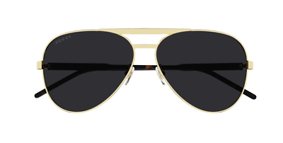 Gucci Tinted Sunglasses with Gold Accents Gucci Sunglasses GG1853S-001 55 Women – Lexor Miami main image 2