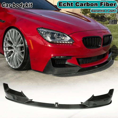 Carbon Frontlippe Ansatz Schwert Spoiler für BMW 6er F06 F12 F13 M-Paket 640i  - Bild 1 von 9