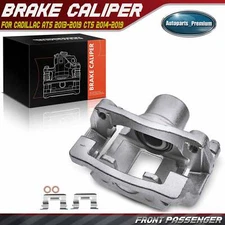 Rear Right Brake Caliper w/ Bracket & Phenolic Piston for Cadillac ATS 13-19 CTS