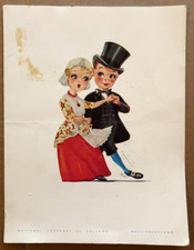 Vintage 1978 October 18 Holland America Line Cruise Ship SS Veendam Menu