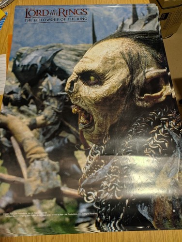 The Lord of The Rings Fellowship of the Ring Poster Orc (27" x 40" / 69 x 102cm) - Picture 2 of 4