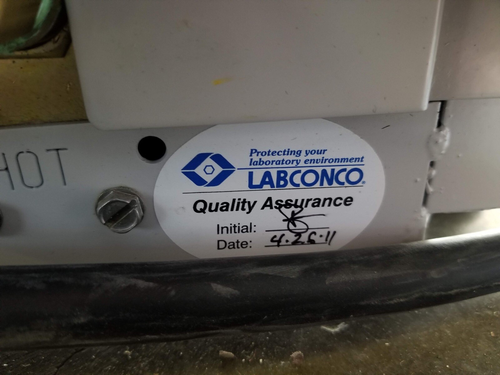 LABCONCO Undercounter FlaskScrubber 33 Glassware Washer 180°F Spindle