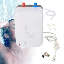 110V 1500W Electric Tank Instant Water Heater Hot Shower Kitchen Heater 7L USA